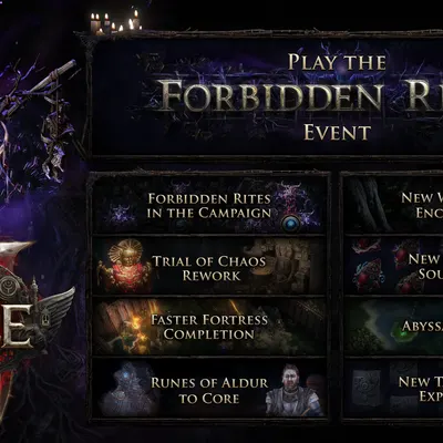 Path of Exile 2 lance Forbidden Rites : nouvelle économie, Ritual partout et Trial of Chaos enfin remanié